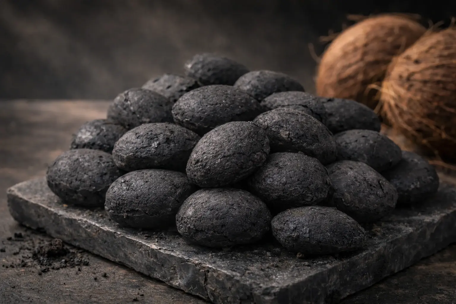 Charcoal Coconut